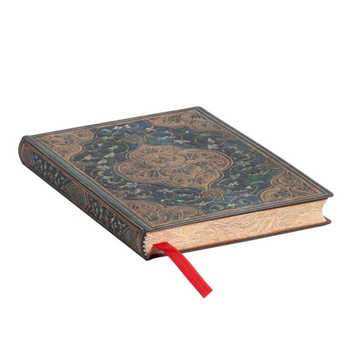 Caderno Paperblanks Turquoise Chronicles Capa Flexível Mini 80g/m² 9,5x14cm 208 Páginas com Pauta - Fb8228-6