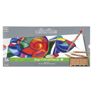 Estojo Lápis de Cor Megacolor Cretacolor com 36 Cores - 29036