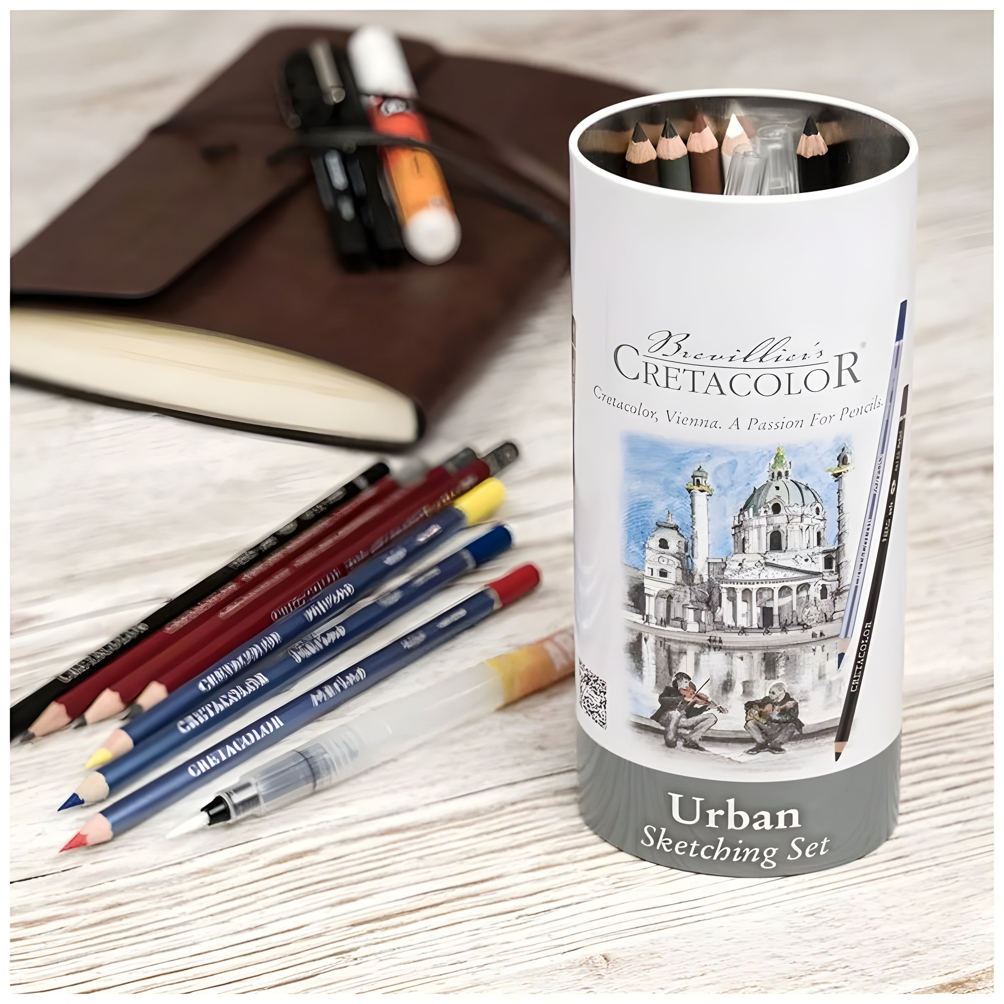 Conjunto para Desenho Cretacolor Urban Sketching Set com 22 Peças 400 ...