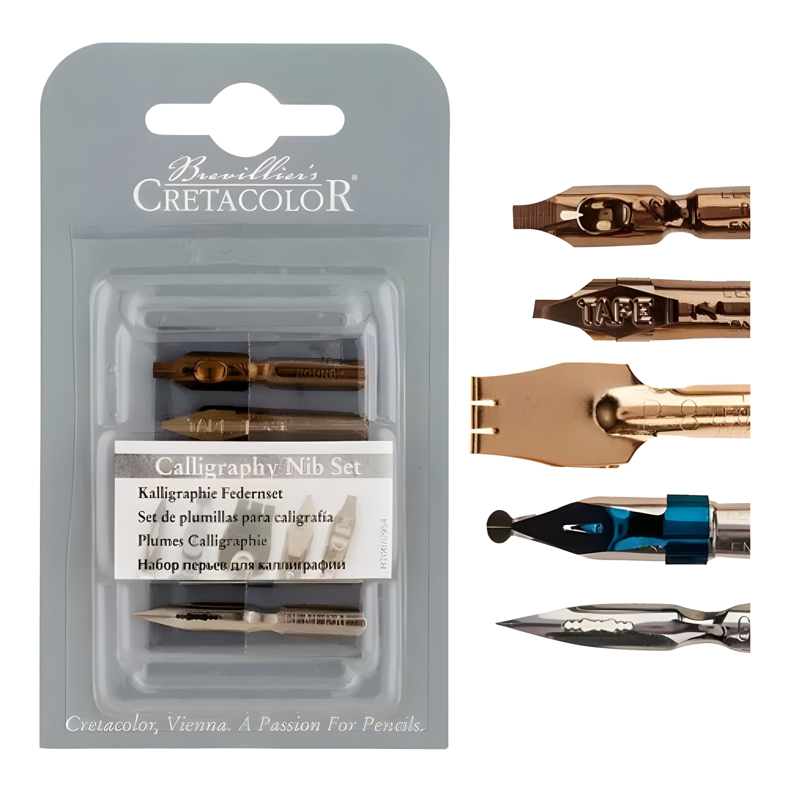 Conjunto de Penas para Caligrafia Cretacolor com 5 Peças 431 10
