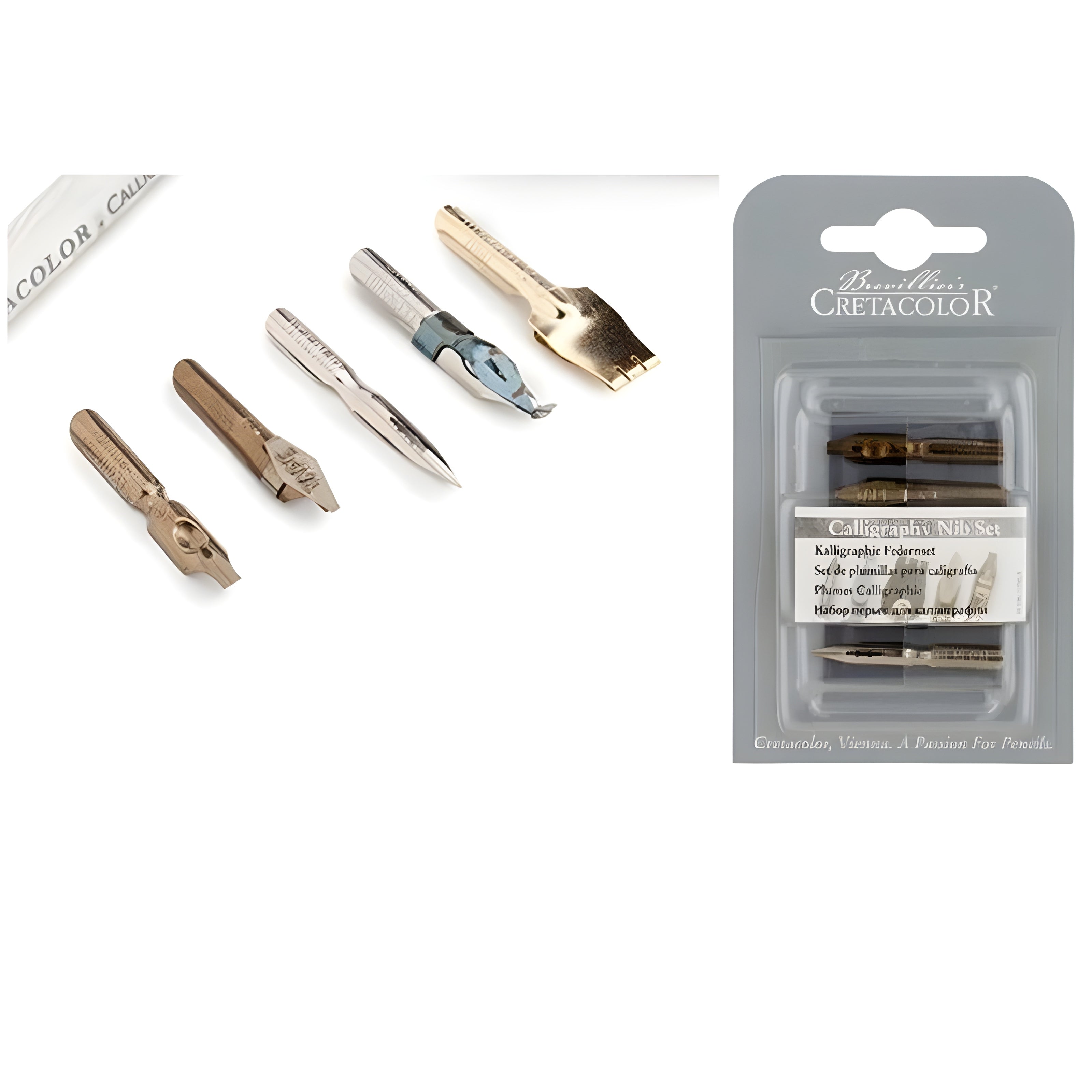 Conjunto de Penas para Caligrafia Cretacolor com 5 Peças 431 10