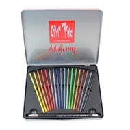 Kit Desenho Caran D'ache 18 Minas Aquarelaveis Museum + Porta Mina