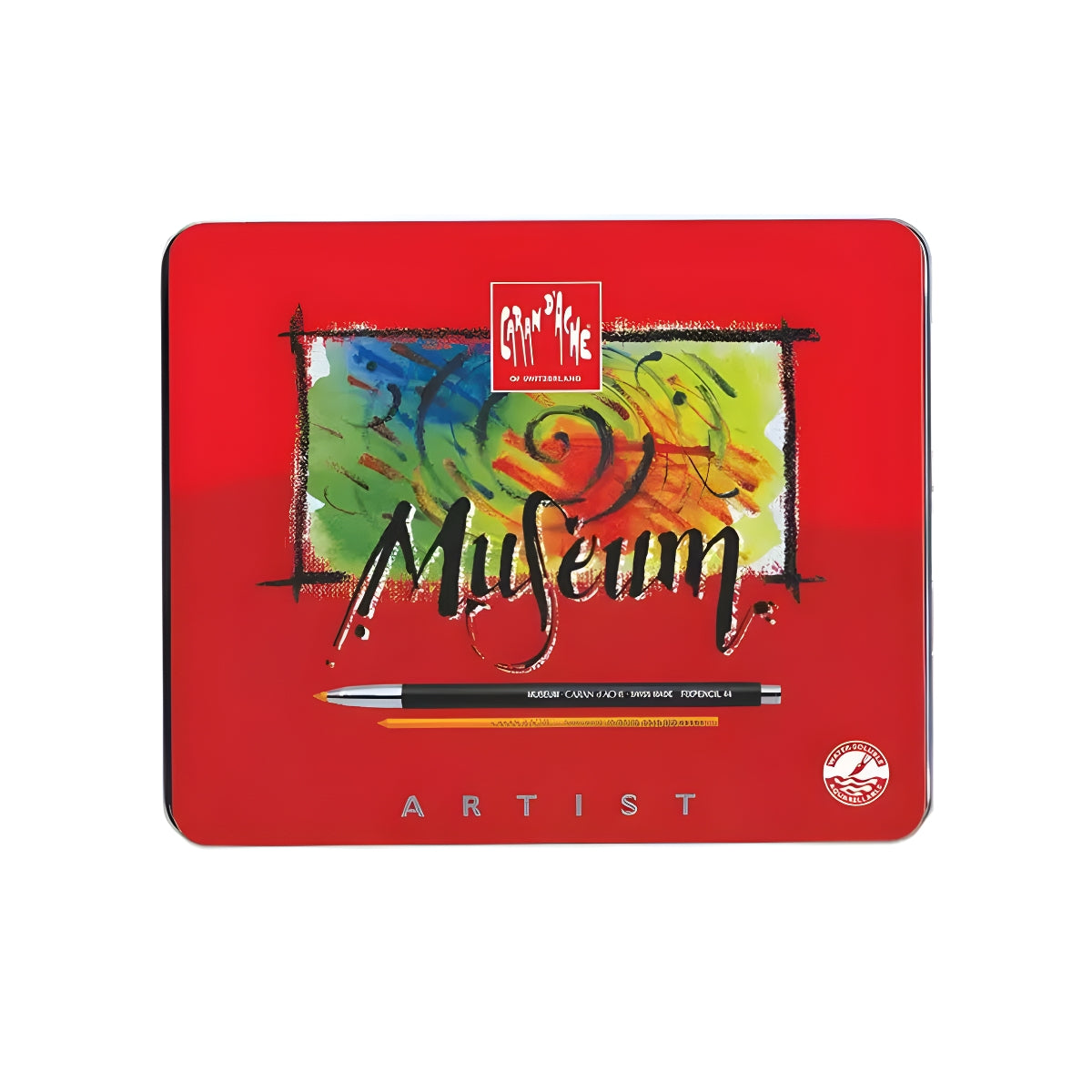 Kit Desenho Caran D'ache 18 Minas Aquarelaveis Museum + Porta Mina