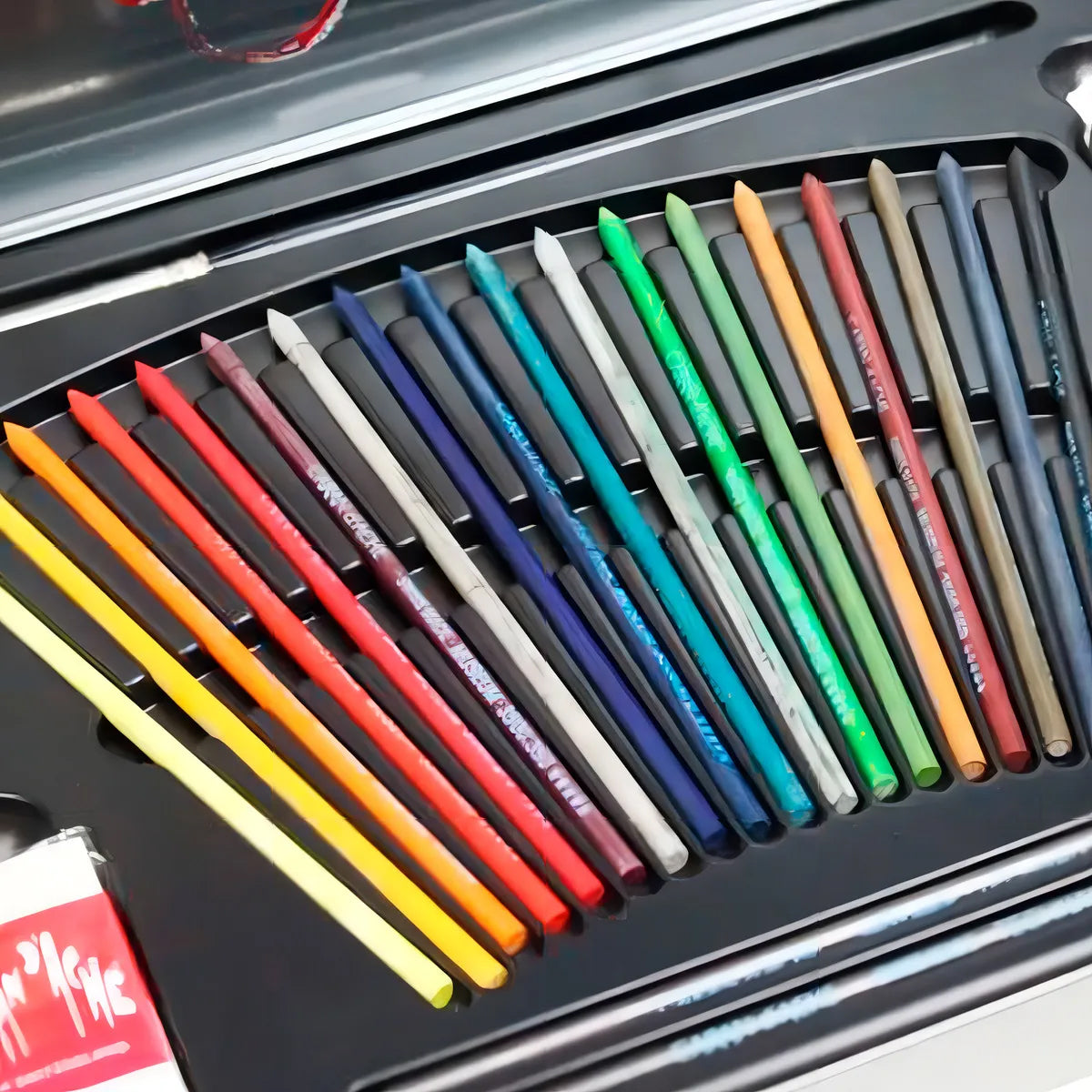 Kit Desenho Caran D'ache 18 Minas Aquarelaveis Museum + Porta Mina