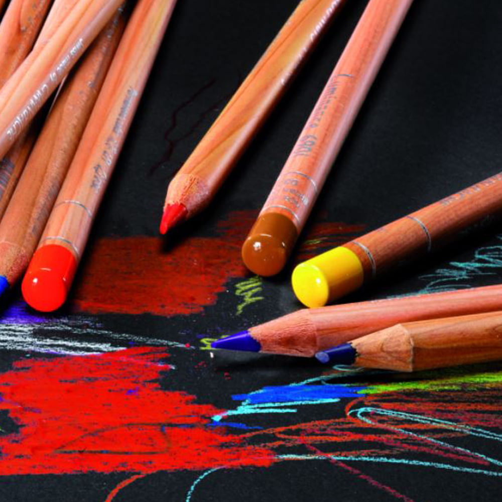 Estojo Lápis de Cor Caran D'ache Luminance Portrait com 20 Cores
