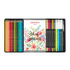 Estojo de Desenho Caran D'ache Mixed Media Botanical com 35 Peças