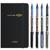 Kit com 5 Canetas Eye Sortidas e Sketchbook Uniball