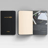 Kit com 5 Canetas Eye Sortidas e Sketchbook Uniball