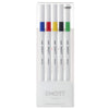 Kit com 5 Canetas Emott Sortidas e Sketchbook Uniball