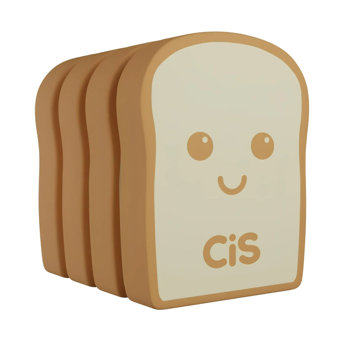 Kit de Borracha Escolar Fantasia Toasty com 4 Unidades - Cis