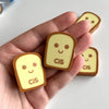 Kit de Borracha Escolar Fantasia Toasty com 4 Unidades - Cis