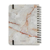 Planner Permanente Wire-o Cicero A5 14,8x21cm Semanal Minerais Mármore Branco