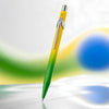 Lapiseira 0.7mm 844 Edição Limitada Brasil Verde e Amarela - Caran d'Ache