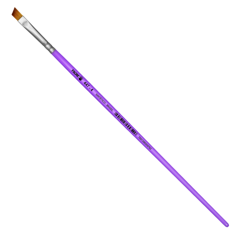 Pincel Chanfrado Tigre 447 Sintético