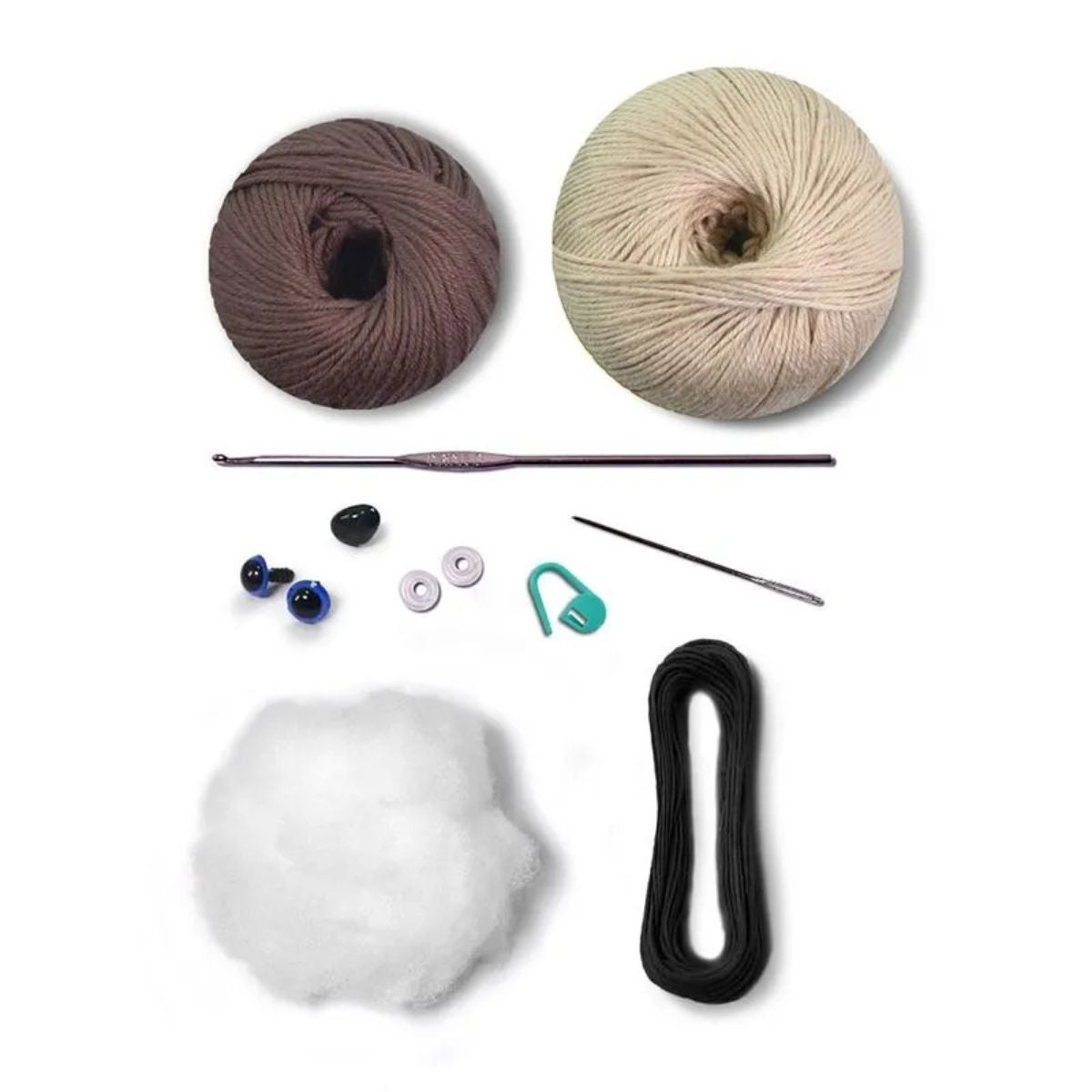 Kit Amigurumi Coleção Cães e Gatos Persa 0005 - Círculo