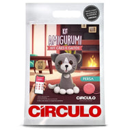 Kit Amigurumi Coleção Cães e Gatos Malhado 0004 - Círculo