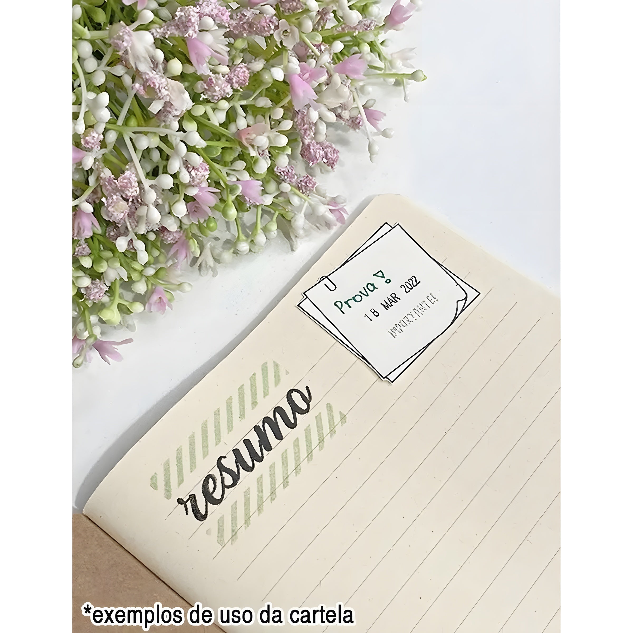 Kit Carimbos Alfabeto Brush Luxo Minúsculo Scrapbook - Lilipop