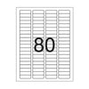 Etiqueta Inkjet e Laser 6087 Carta 12,7x44,45mm com 800 Etiquetas para Impressão e Identificação - Pimaco