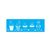 Stencil Opa 10x30cm - Coelhos em Vasos - 3478