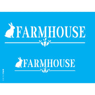 Stencil Opa 15x20cm - Farmhouse Coelho I - 3483