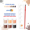 Tinta Guache 15ml Tons de Pele com 6 Cores - Tris