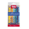 Estojo Lápis de Cor Vibes Mediterrânea com 12 Cores + Lápis 6b - Tris