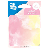 Bloco de Adesivo Sticky Notes 75x75mm com 20 Folhas Decorado - Cis