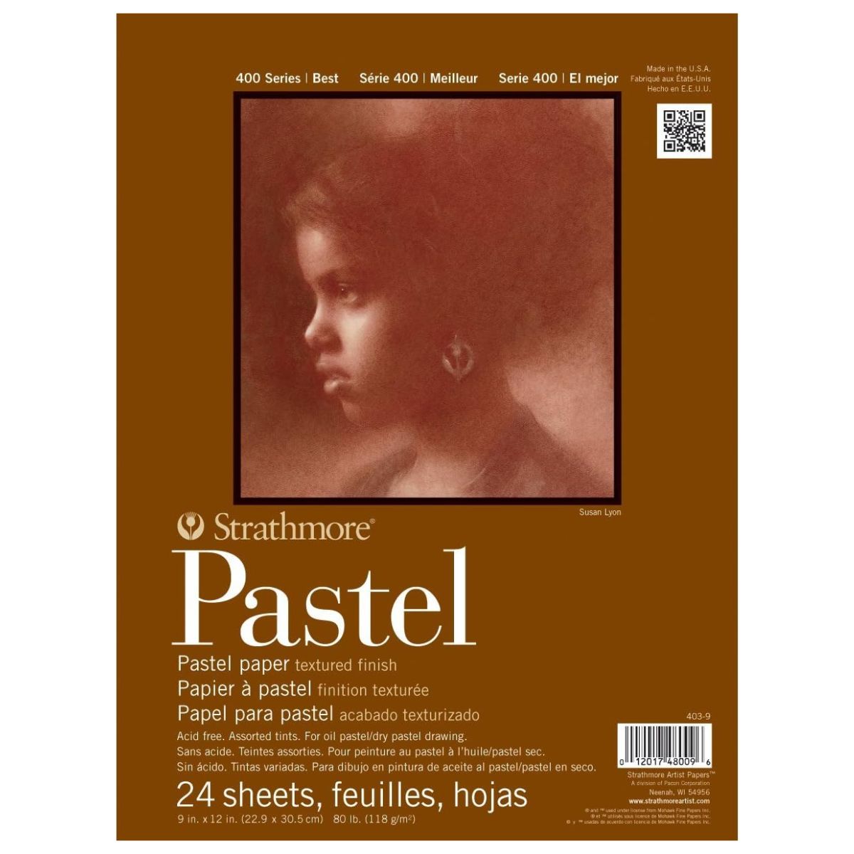 Bloco Papel Strathmore Pastel 118g 22,9x30,5cm