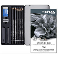 Estojo Lata Lápis Grafite Lyra Rembrandt Graphite Set 11 Peças