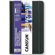 Caderno Artbook Canson Graduate Mixed Media 36 Folhas 14X21,6 200G C31200L030