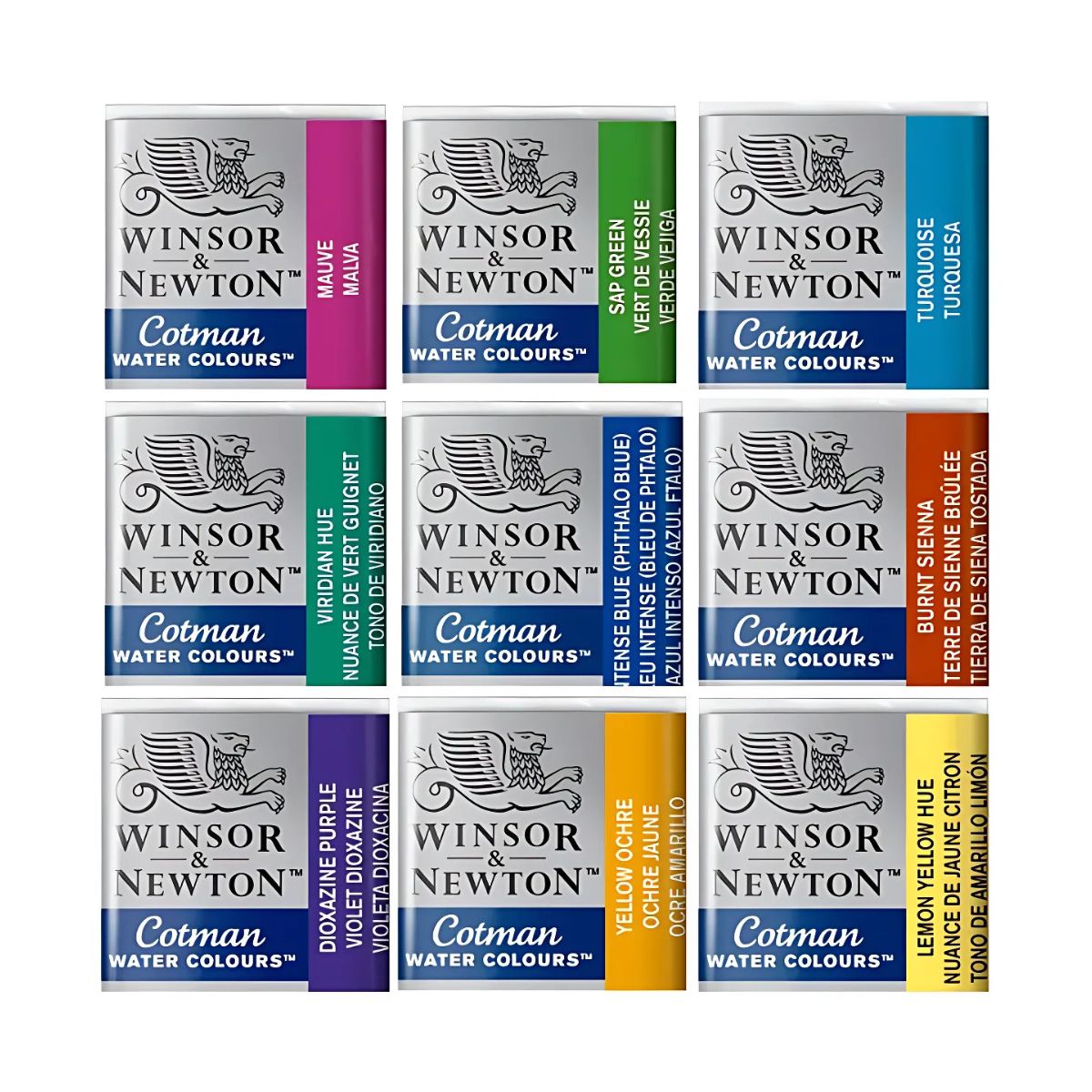 Tinta Aquarela Cotman Winsor & Newton Pastilha