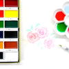 Kit Tinta Aquarela Pastilha Gansai Tambi Etegami com 6 Peças