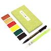 Estojo Tinta Aquarela Kuretake Pastilha Gansai Tambi Kobako Green com 3 Cores