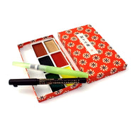 Estojo Tinta Aquarela Kuretake Pastilha Gansai Tambi Kobako Red com 3 Cores