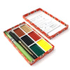 Estojo Tinta Aquarela Kuretake Pastilha Gansai Tambi Kobako Red com 3 Cores