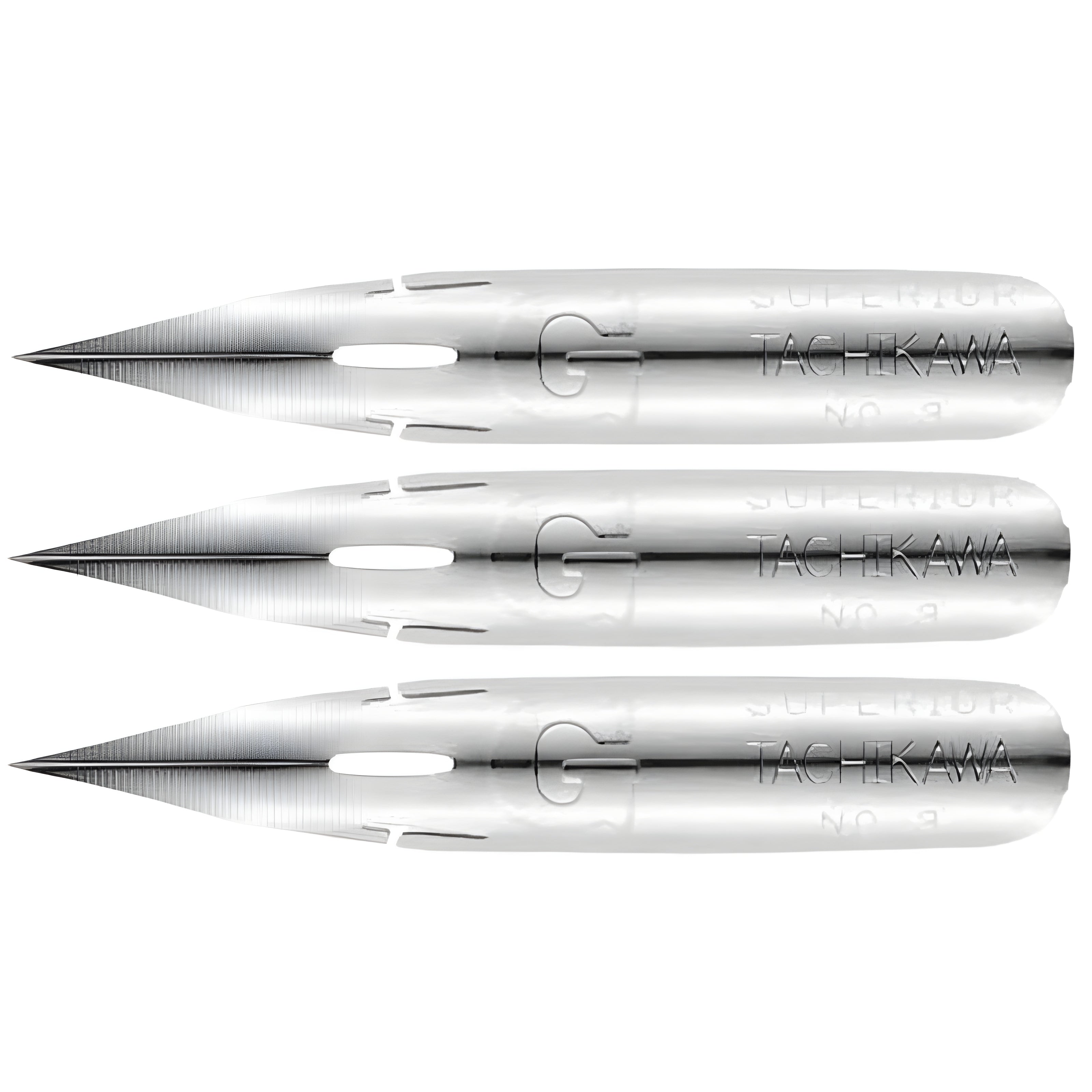 Pena para Caligrafia Kuretake G-pen com 3 Unidades