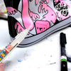 Kit Marcador Kuretake Zig Posterman Fine com 8 Cores