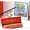 Bloco de Colorir Caran D'ache A5 Keith Haring 200gr com 20 Folhas