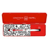 Caneta Esferográfica 849 Caran D'ache Keith Haring Branco com Estojo de Lata