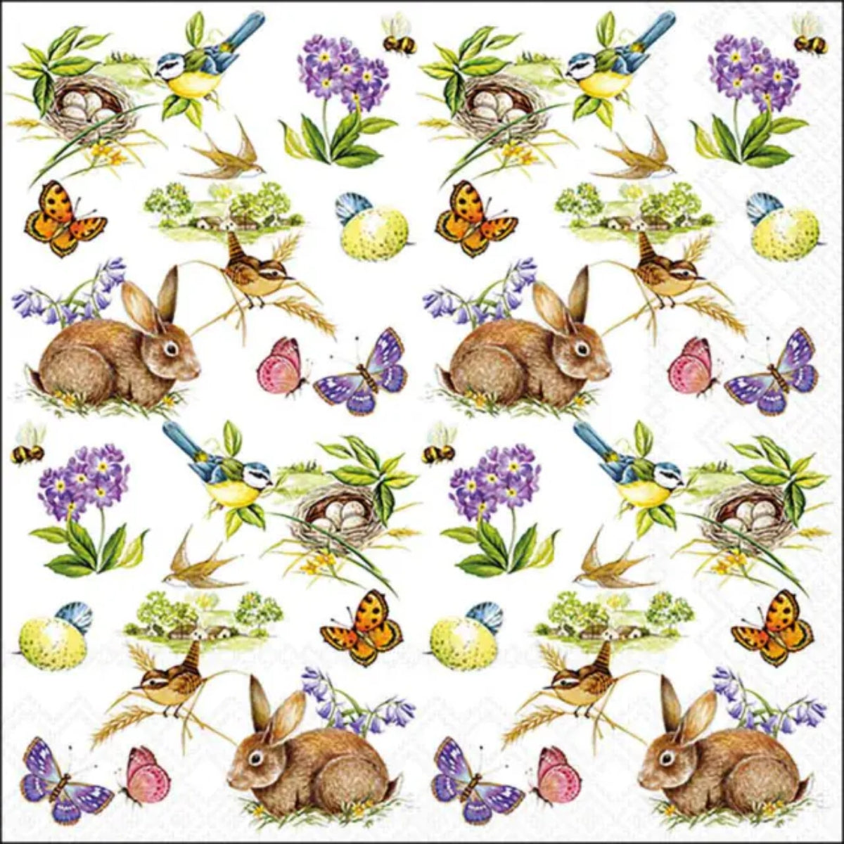 Guardanapo para Decoupage Ambiente 33x33cm com 20 Unidades - Páscoa