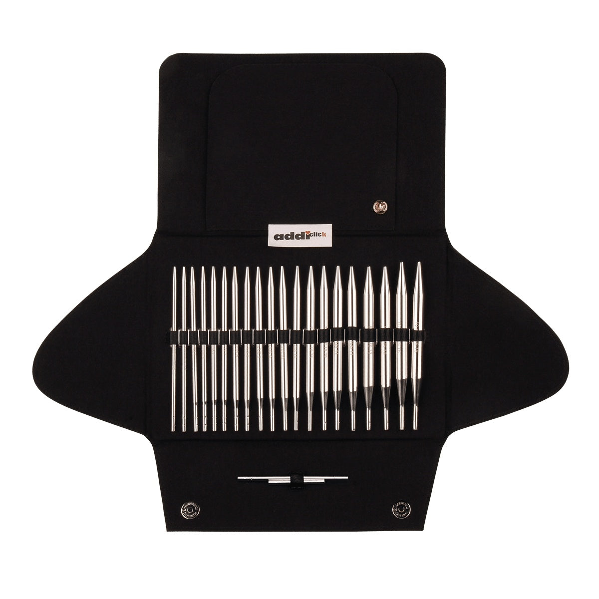 Kit de Agulhas Circulares Intercambiáveis Addiclick Premium Basic Long com 10 Pares - Addi