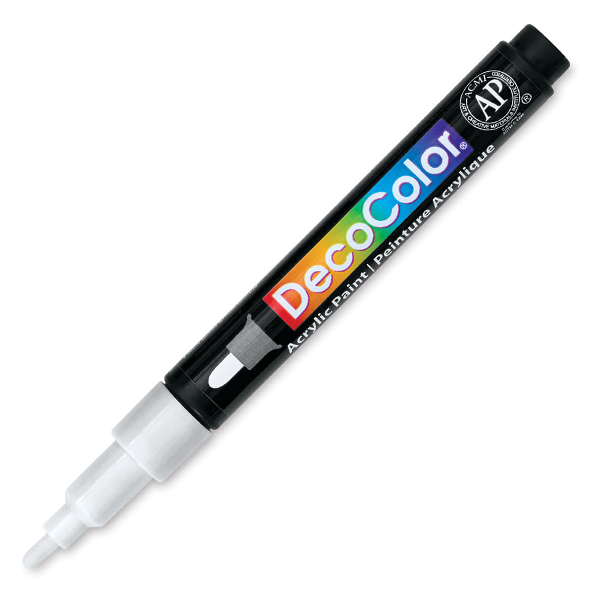 Marcador Artístico Decocolor Acrilic Fine Branco Marvy Uchida S 0 S 00 - Marvy Uchida