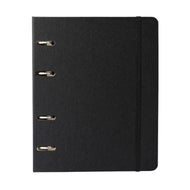 Caderno Criativo Argolado Cicero Office Duo A5 80 Folhas Pautado e Pontado - Preta