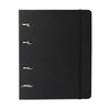 Caderno Criativo Argolado Cicero Office Duo A5 80 Folhas Pautado e Pontado - Preta