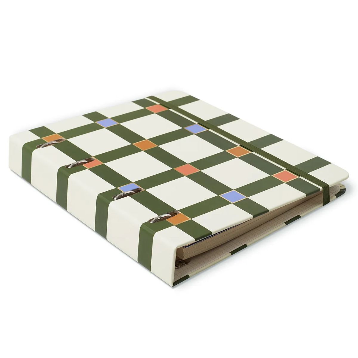 Caderno Criativo Argolado Cicero Office Duo A5 80 Folhas Pautado e Pontado - Xadrez