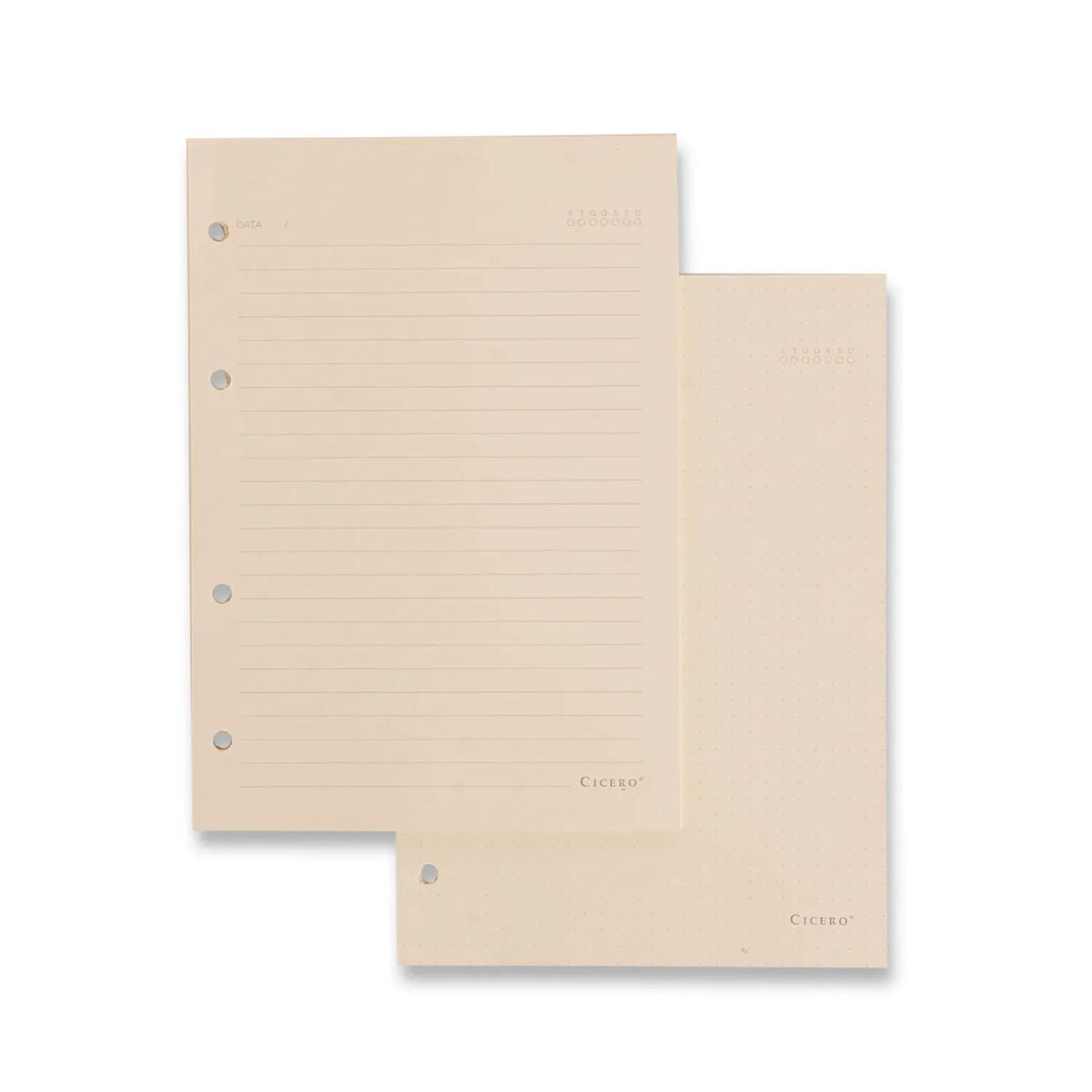 Caderno Criativo Argolado Cicero Office Duo A5 80 Folhas Pautado e Pontado - Bossa Nova Cadencia