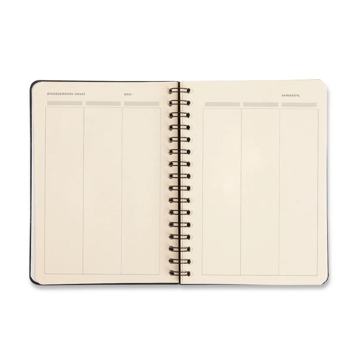 Planner Permanente Wire-o Cicero A5 14,8x21cm Financeiro Clássica Preto