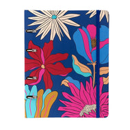 Caderno Criativo Argolado Cicero Pólen Pautado 17x24cm 100 Folhas - Tropicália Azul