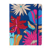 Caderno Criativo Argolado Cicero Pólen Pautado 17x24cm 100 Folhas - Tropicália Azul
