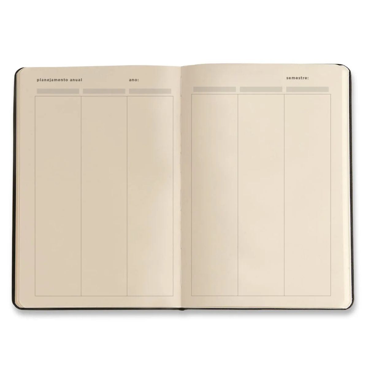 Planner Permanente Caderneta Cicero 14x21cm 208 Páginas Tropicália Caramelo